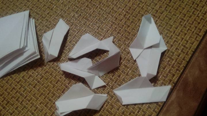 折纸八角星～～～ 第15步