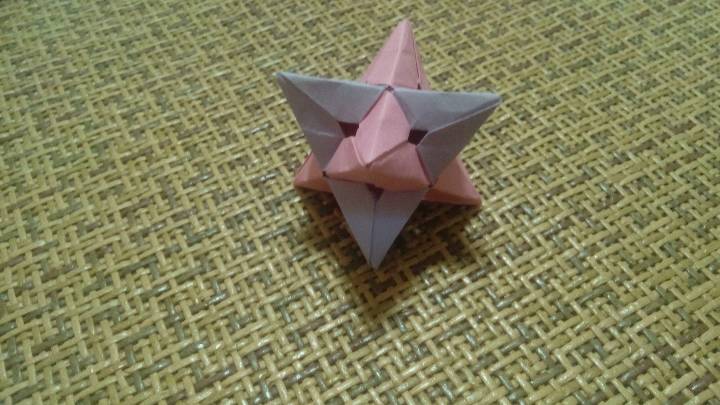 折纸八角星～～～ 第17步