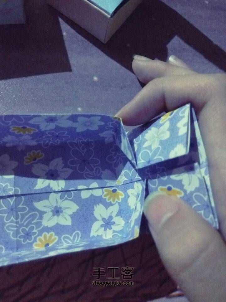 【求婚礼盒】一纸折成（不带里面的教程）-by沐念 第12步