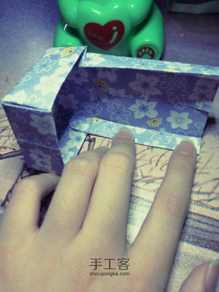 【求婚礼盒】一纸折成（不带里面的教程）-by沐念 第19步