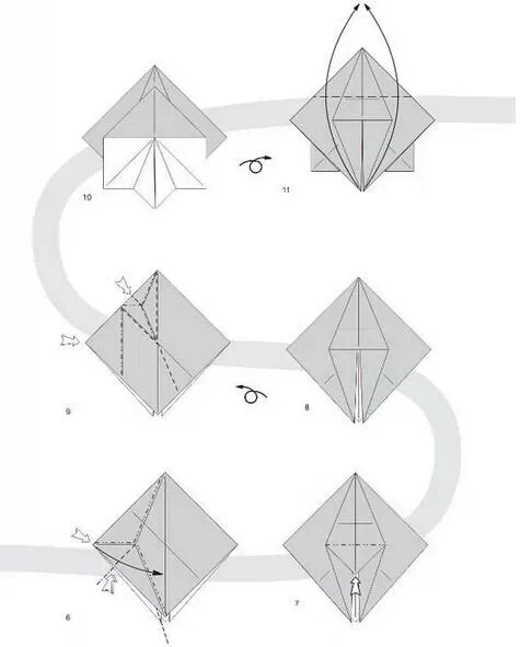 折纸·书签（1） 第2步