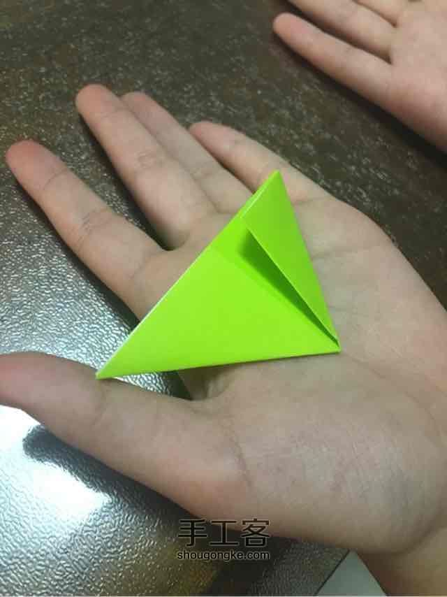 许愿彩虹千纸鹤 第7步