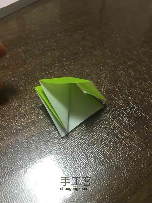 许愿彩虹千纸鹤 第9步