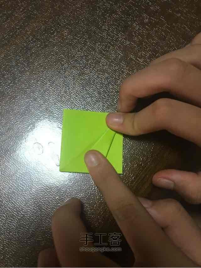 许愿彩虹千纸鹤 第10步