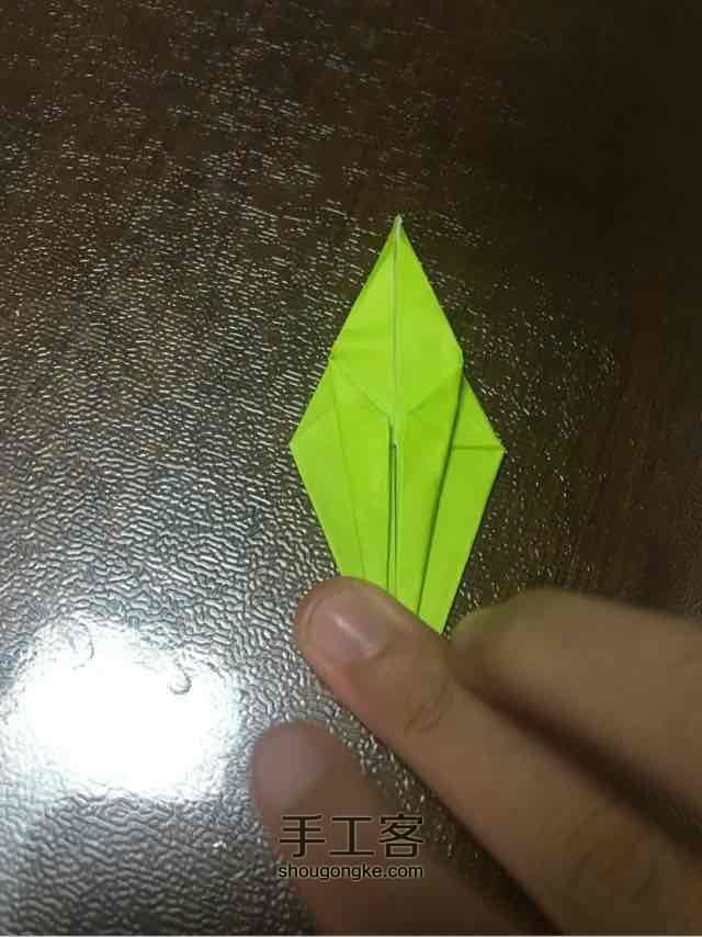 许愿彩虹千纸鹤 第15步