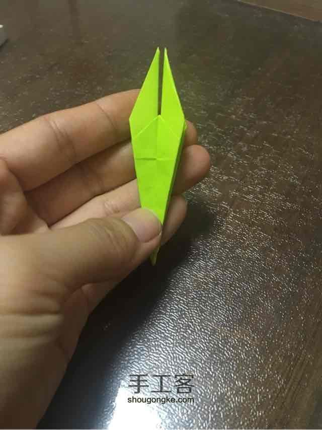 许愿彩虹千纸鹤 第17步