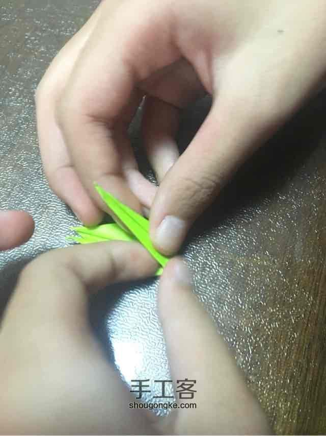 许愿彩虹千纸鹤 第18步