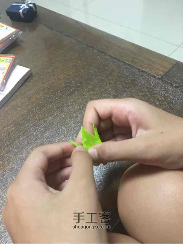 许愿彩虹千纸鹤 第20步