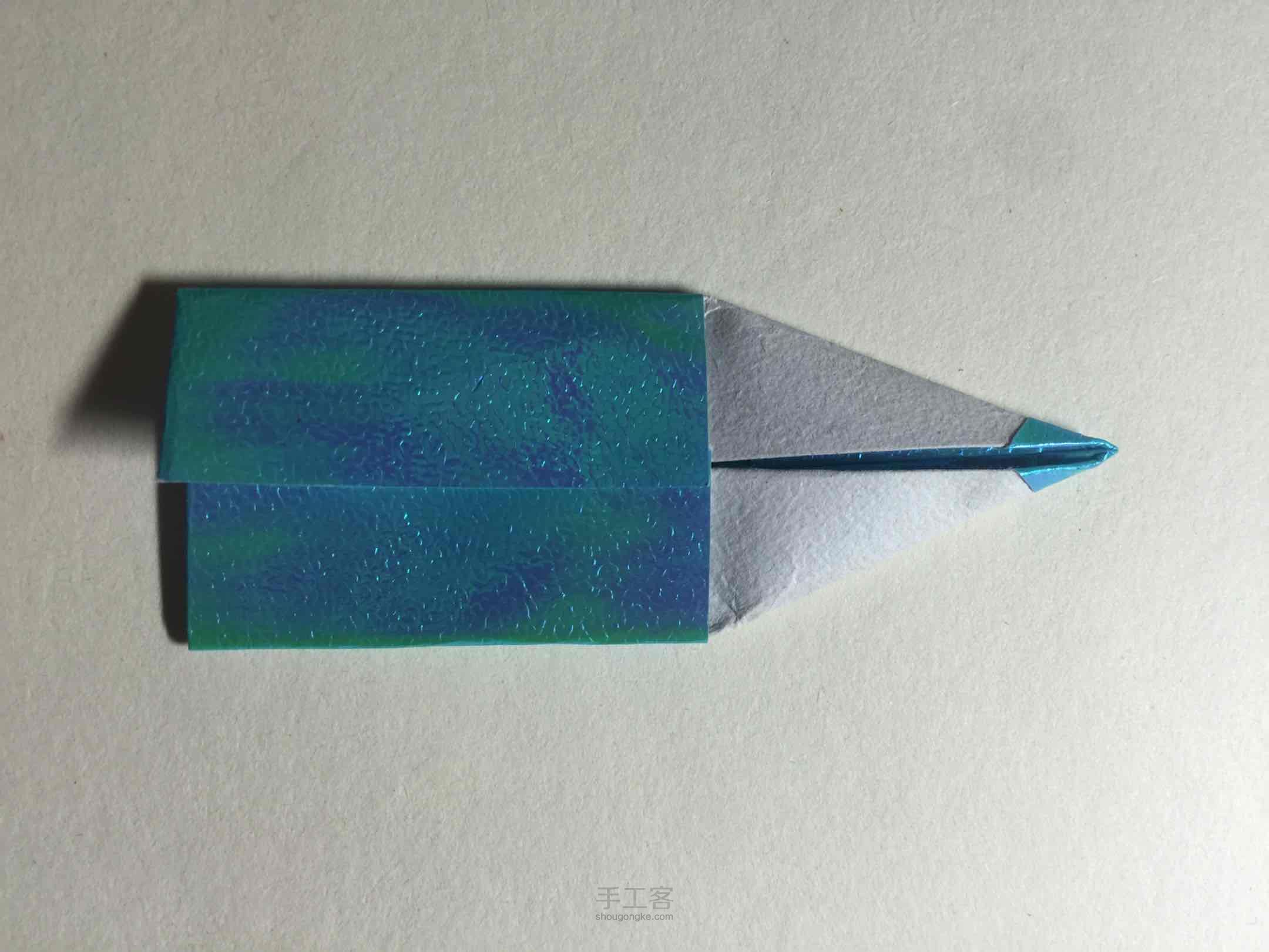 铅笔书签折法 第7步