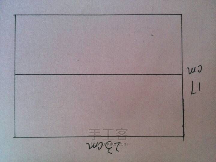 （开学前的最后一弹）【荷手作】笔袋纸样 第5步