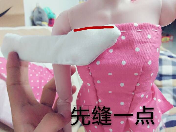 甜美小裙子 第12步