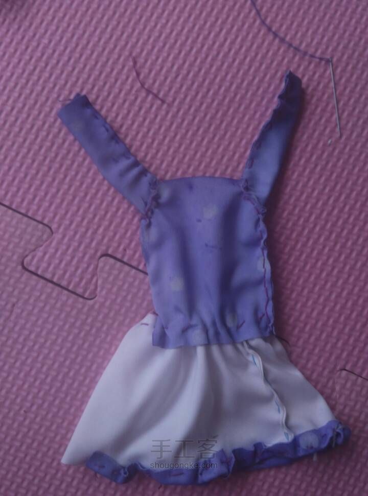 紫色小裙 第16步