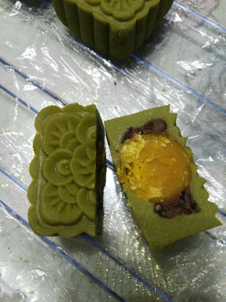 抹茶味冰皮月饼 第6步