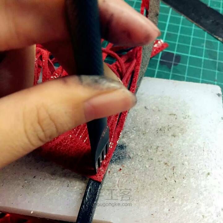 双肩包 第2步