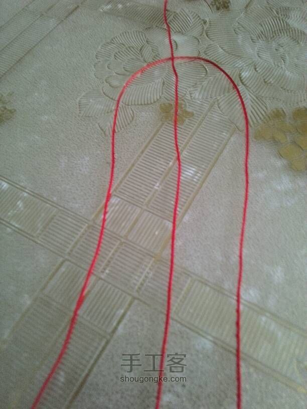 红绳手链🌸 第2步