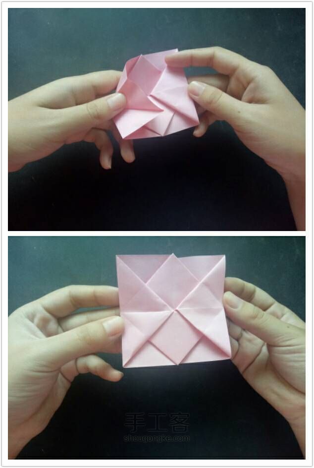 折纸玫瑰 第9步