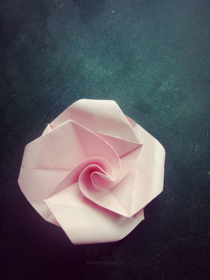 折纸玫瑰 第14步