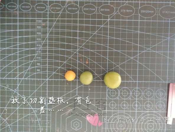 【写写手作】软陶手作山地玫瑰 第2步