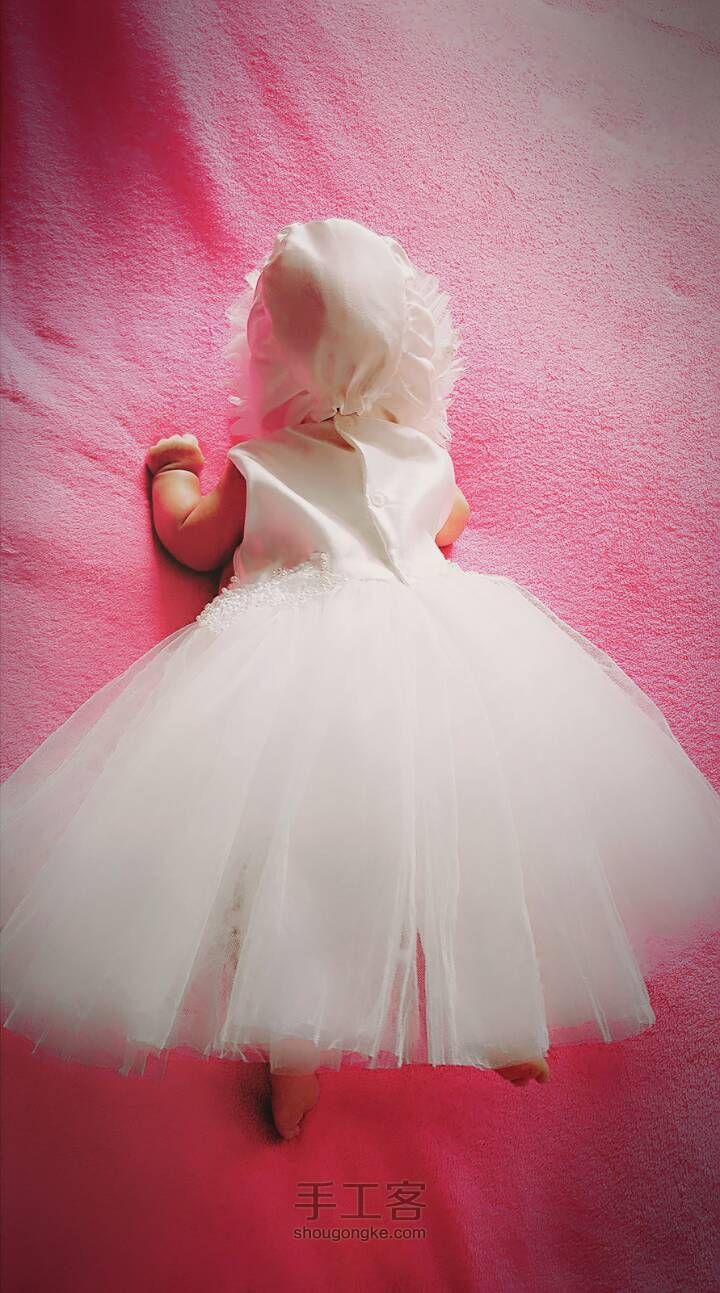 女儿的百日礼服和公主帽 第22步