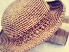 毛毛编织坊丨夏季手工遮阳帽