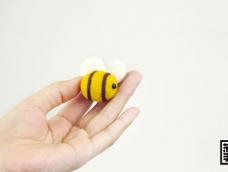羊毛毡入门丨苏朵教你小蜜蜂的戳法