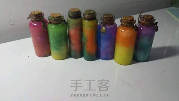 没有弄闪光粉
