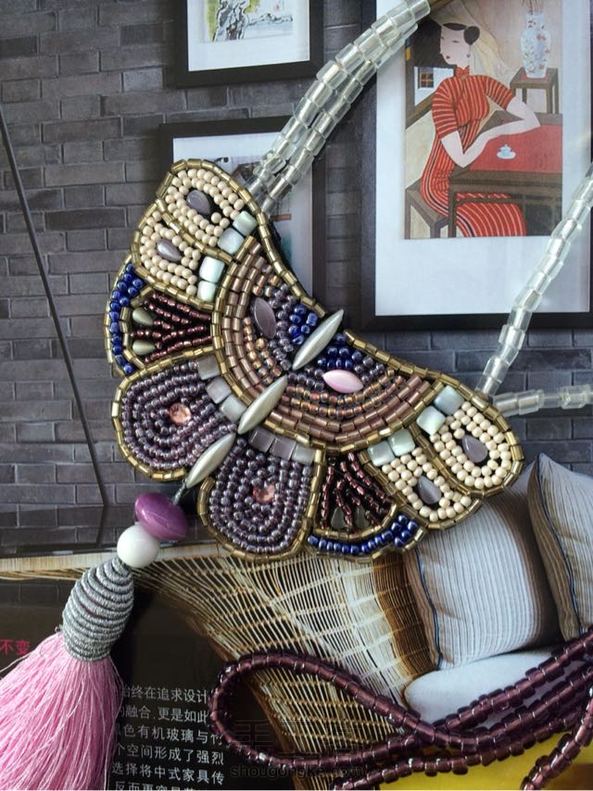 这只蝴蝶太受欢迎了！新年送闺蜜，送好友或者给自己的绝佳DIY饰品。又增加一个配色 第1张