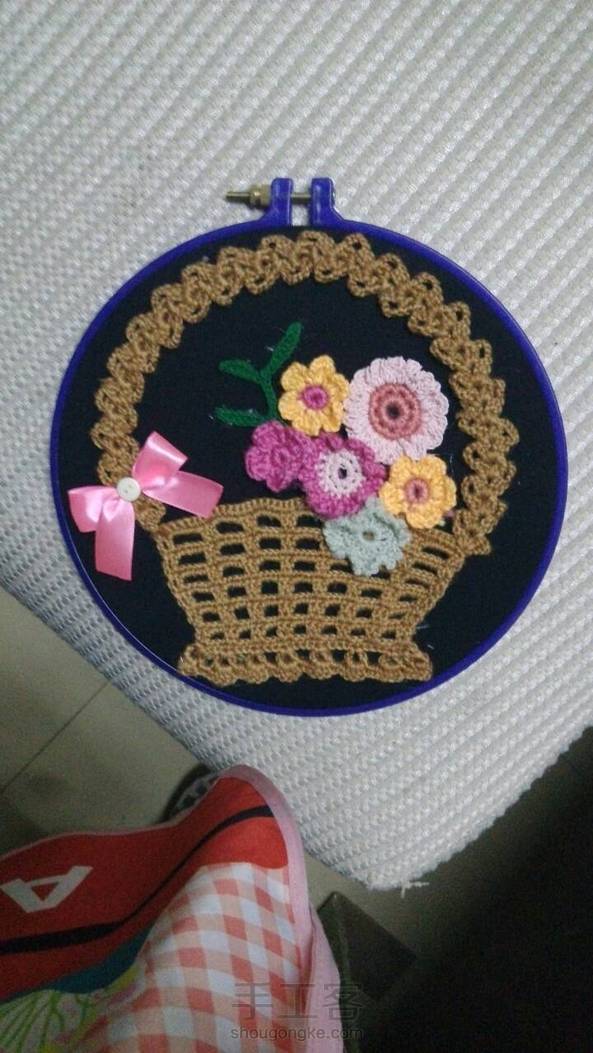 钩花花篮