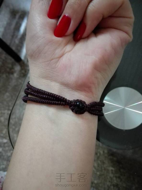 重新拉了一米五一根的绳子编的，稍微改进了一点，还挺酷的。 第1张