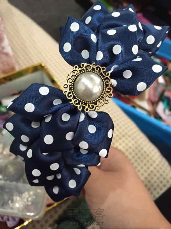 跟着小白的教程做的，发现做出来的好好看！那就给自己带吧！哈哈😄😄😄！ 第1张