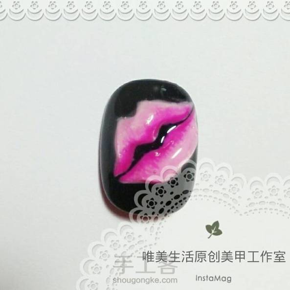 立体咬唇指甲片 第1张