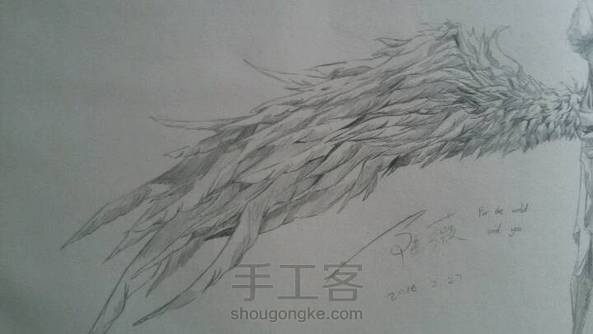 翅膀画法 第3张