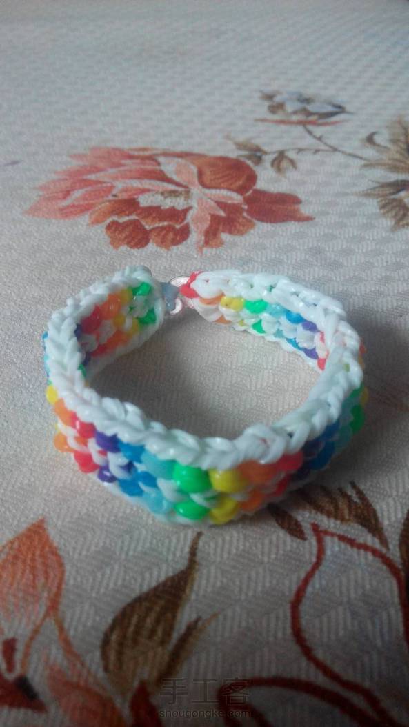 彩虹织机-彩虹手链1