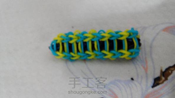 橡皮筋阶梯手链