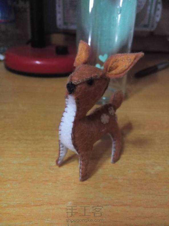 很萌的一只小鹿，谢谢西瓜球的教程～～～