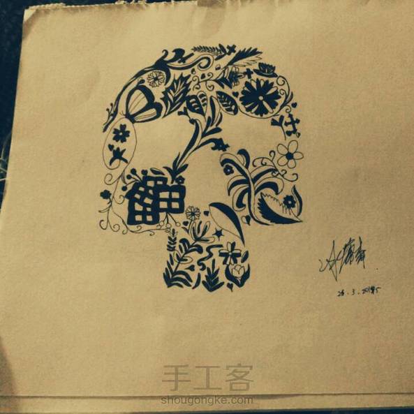 终于画好了√