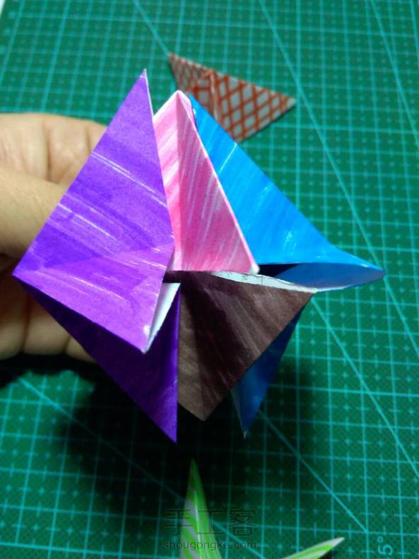 【原创】风铃部件六色拼插，为了给各位看清楚，在儿子帮助下。做了一个六色的！！！ 第3张