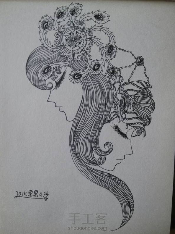 双子座人物装饰画 第4张