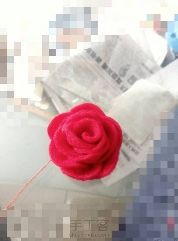 只一朵就做了半个小时，做一束……😓😲 第2张