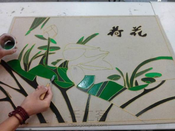 刚学做的