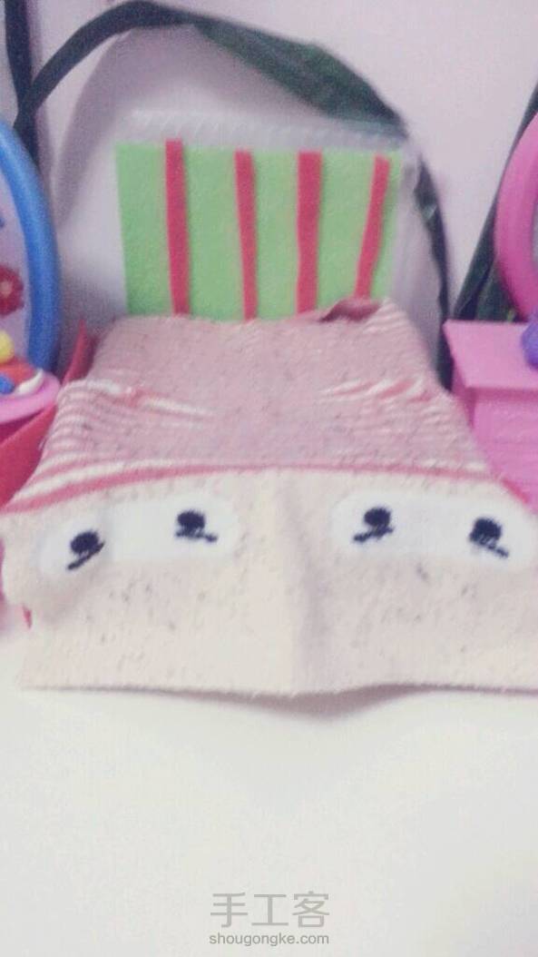 刚做的娃床，做的不太好，请大家谅解。有教程哦，喜欢的可以看一看 第2张