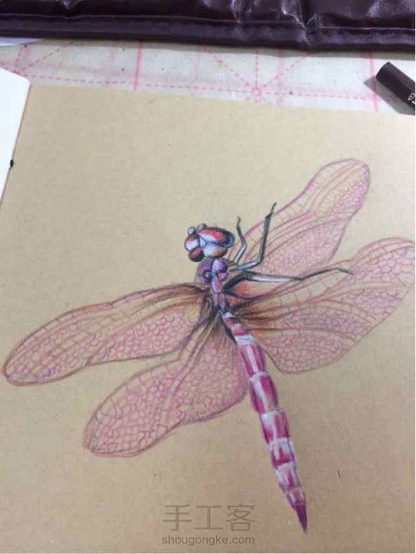 学着画了一只！