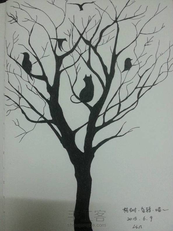 学习教程的作品～随意发挥，黑白也精彩
