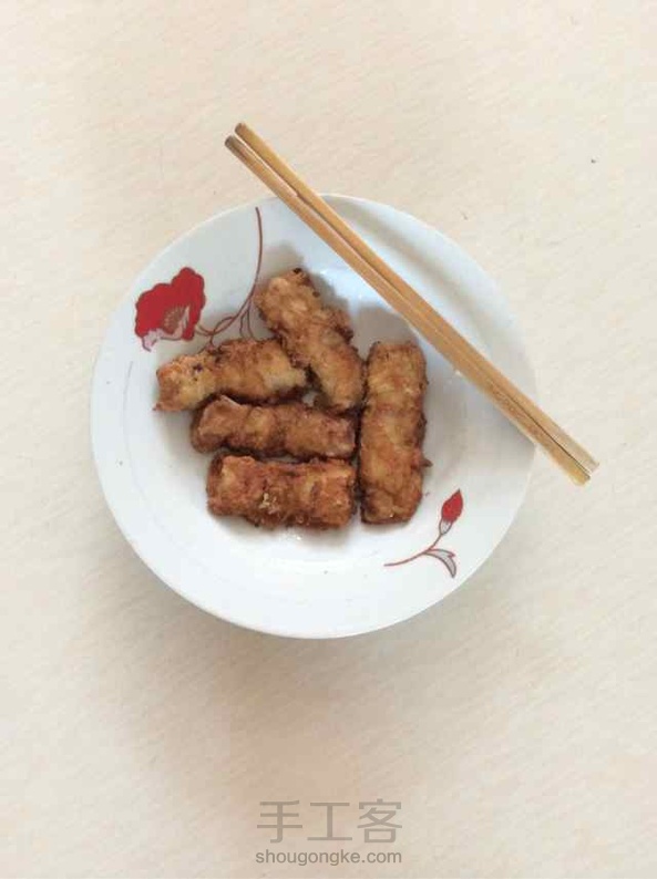 稍稍有点糊...不过味道还是很好滴哩！第一次学做甜品,此处应该有掌声！👏👏👏