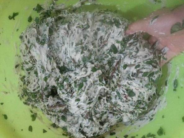 简单的晚餐~麻子菜馍蘸蒜汁😍椒油拍黄瓜😘小米绿豆粥😚真是分分秒要胖死的节奏啊😱 第5张