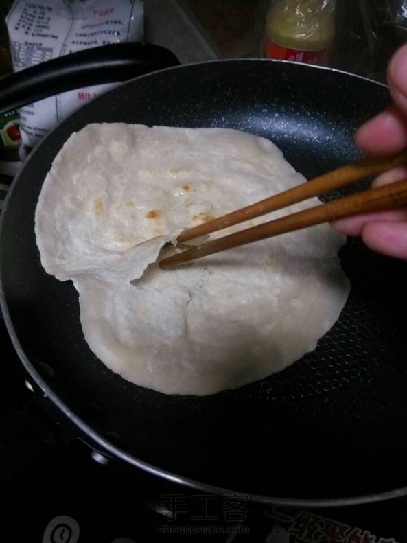 饼太薄，鸡蛋没灌进去😓变成鸡蛋摊饼了，下次改进💪 第5张