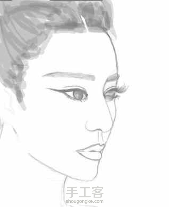 终于发完教程了ahhhhh～渣渣啦～求赞和收藏～板绘～