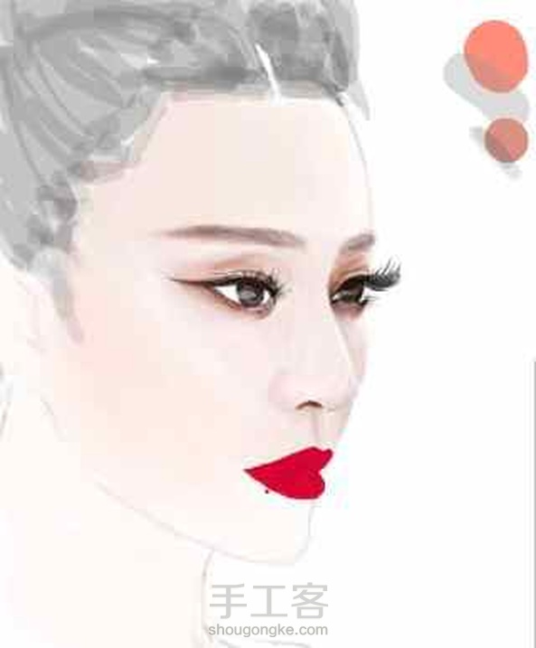 终于发完教程了ahhhhh～渣渣啦～求赞和收藏～板绘～ 第2张