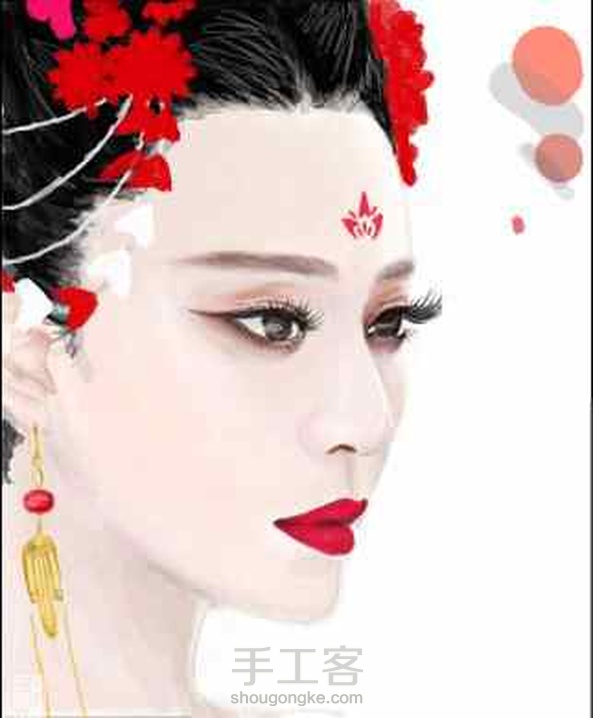 终于发完教程了ahhhhh～渣渣啦～求赞和收藏～板绘～ 第4张