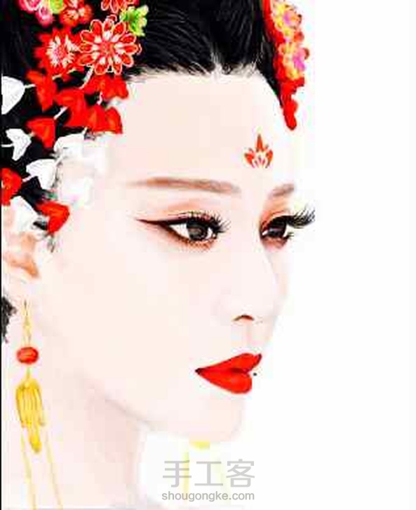 终于发完教程了ahhhhh～渣渣啦～求赞和收藏～板绘～ 第5张